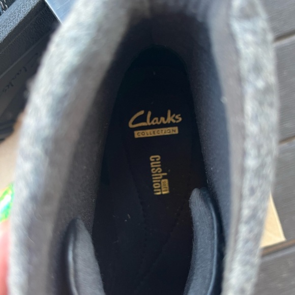 Clarks Boots Women's 9.5 Black Hiking Lace Up cushion comfort store display - Picture 7 of 15